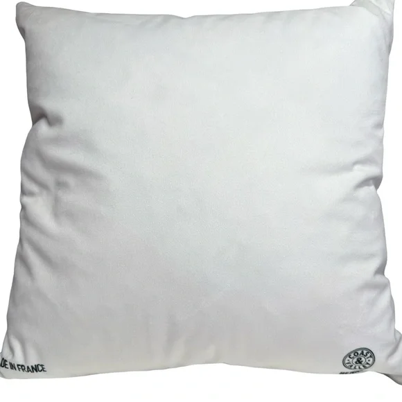 World Traveler Collection NWT Stunning Cream & Browns Velour 16” x 16” Pillow - Picture 6 of 8